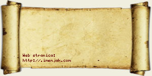 Mina Vilimonović vizit kartica